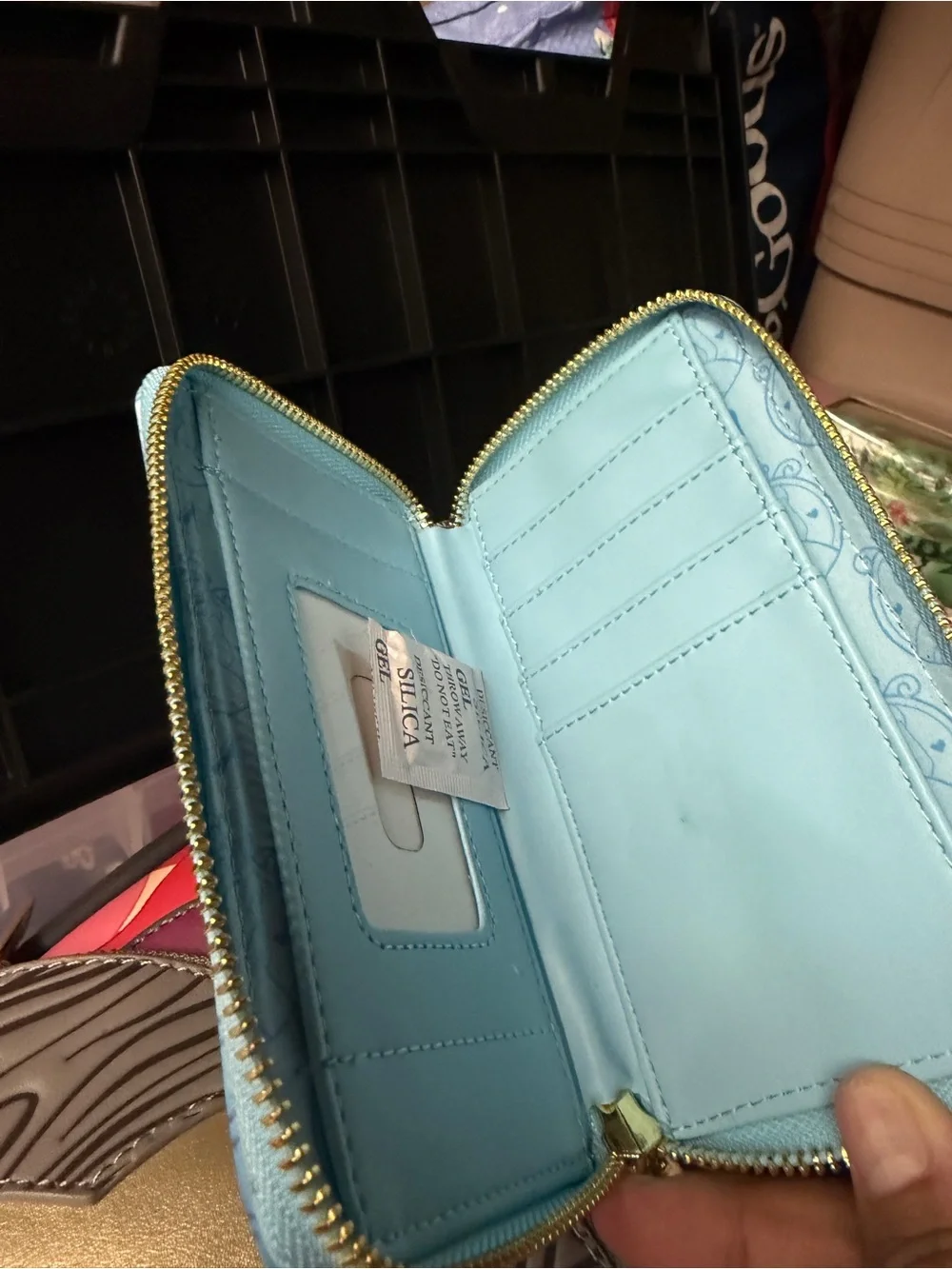 Disney x Loungefly Cinderella Villains Mini Backpack w/ zip around wallet.